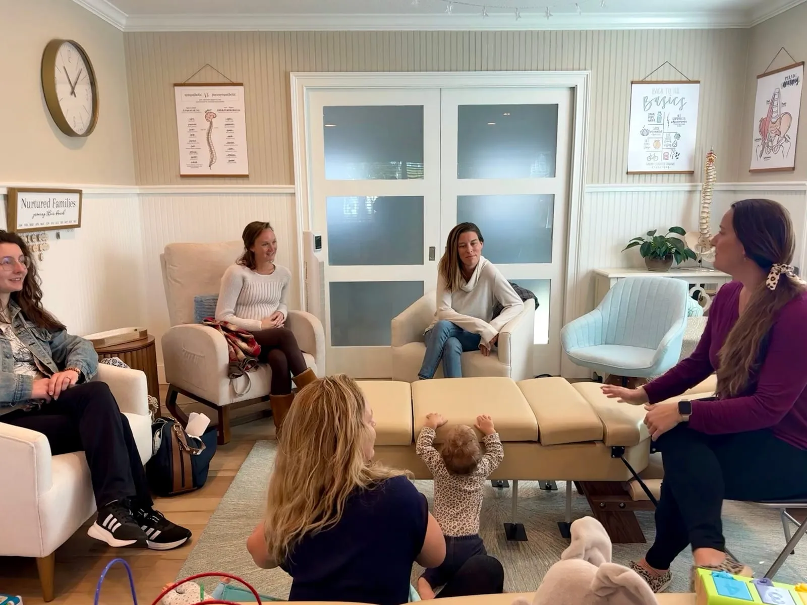LifeBloom Nourish Circle: monthly community nutrition group session with mothers and families